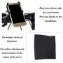 bizofft Mobile Phone Stand, Cell Phone Mount, Metal Adjustable Bike Navigation Stand, Bicycle Part for Bicycle Electric Bike Cycling Mobile Phone Mount