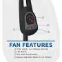 Lasko 1843 18″ Remote Control Cyclone Pedestal Fan with Built-in Timer, Black Features Oscillating Movement and Adjustable Height Lasko 1843 18″ Remote Control Cyclone Pedestal Fan with Built-in Timer, Black Features Oscillating Movement and Adjustable Height