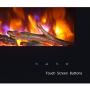 PuraFlame Alice 50 Inches Recessed Electric Fireplace, Flush Mounted for 2 X 6 Stud, Log Set & Crystal, 1500W Heater, Black PuraFlame Alice 50 Inches Recessed Electric Fireplace, Flush Mounted for 2 X 6 Stud, Log Set & Crystal, 1500W Heater, Black