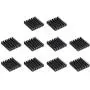 uxcell Electronic Radiators Heatsink for MOS GPU IC Chip Black 28 x 28 x 6 mm 10pcs