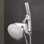 Waterpik High Pressure Hand Held Wand and Rain Shower Head Combo with Hose-BodyWand Spa System, Chrome
