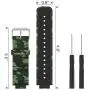 MoKo Band Compatible with Garmin Vivoactive, Soft Silicone Replacement Fitness Bands Wristbands with Metal Clasps fit Vivoactive/Vivoactive Acetate Sports GPS Smart Watch - Ground Force Camouflage