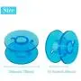 MiDube 20PCS Plastic Sewing Machine Bobbins for B-rother J-anome S-inger Front Loading Class 15 Machines Home Embroidery (Blue)