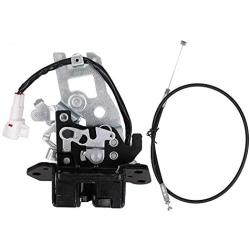 Integrated Liftgate Lock Actuator Rear Trunk Hatch Tailgate Latch with Cable Assembly for 2001-2007 Toyota Sequoia Replace # 69301-0C010 64680-0C010 931-861