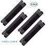 Replacement Parts for Grill Master 720-0697 BBQ Grill, Burners and Heat Plates Replacement for Grillmaster 720-0697, 4-Pack Replacement Porcelain Steel Heat Plates Heat Deflectors and Burner Tubes