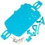 1 Set Metal Chassis for 1/18 RC WLtoys A949 A959 A969 A979 K929 A959-B A969-B A979-B K929-B Upgrade Parts (Blue)