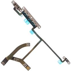 Afeax OEM Volume Button Silent Switch Flex Cable Pre-Installed Metal Bracket Holder Replacement for iPhone Xs Max 6.5inch