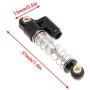 Facibom for Axial SCX24 90081 1/24 RC Crawler Car Upgrade Parts Metal Shock Absorber Damper Accessories,BK