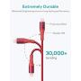 Xcentz Lightning Cable 3ft, MFi Certified iPhone Charger, Braided Nylon Fast Charging iPhone Cable with Premium Metal Connector for iPhone 11/11 Pro/X/XS/XR/XS Max/8, iPad Mini/Air, Red Xcentz Lightning Cable 3ft, MFi Certified iPhone Charger, Braided Nylon Fast Charging iPhone Cable with Premium Metal Connector for iPhone 11/11 Pro/X/XS/XR/XS Max/8, iPad Mini/Air, Red
