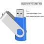 Enfain Bulk 1GB USB 2.0 Thumb Flash Jump Pen Memory Stick Disk (Blue, Set of 10)