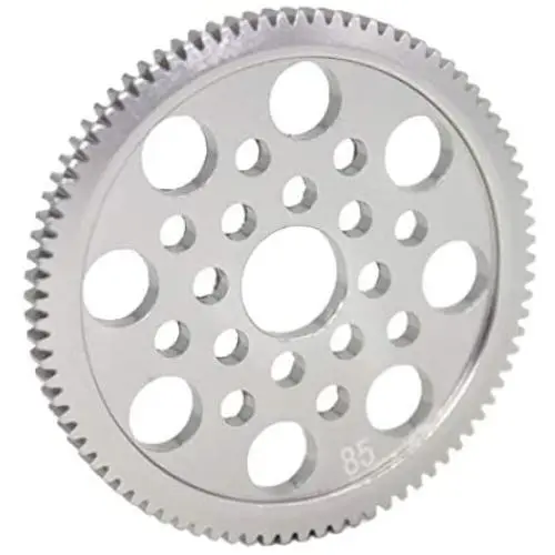 JFtech 7075 Aluminium Metal 48P Spur Gear 85T for 3Racing Sakura D3 CS S XI XIS RC 1/10 Drift Car Upgrade JFtech 7075 Aluminium Metal 48P Spur Gear 85T for 3Racing Sakura D3 CS S XI XIS RC 1/10 Drift Car Upgrade