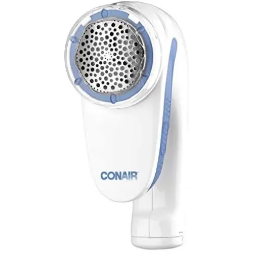 Conair Battery Operated Fabric Defuzzer/Shaver, White, Regular Conair Battery Operated Fabric Defuzzer/Shaver, White, Regular