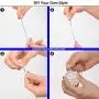 MerryNine Clear TOP K9 Crystal Prism Ball Pendant kit Suncatcher Rainbow Pendants Maker, Hanging Crystals Prisms with Beautiful Chain