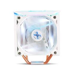 ZALMAN CNPS10X Optima II, White, Ultra Quiet CPU Cooler with Spectrum RGB LED, 120mm,