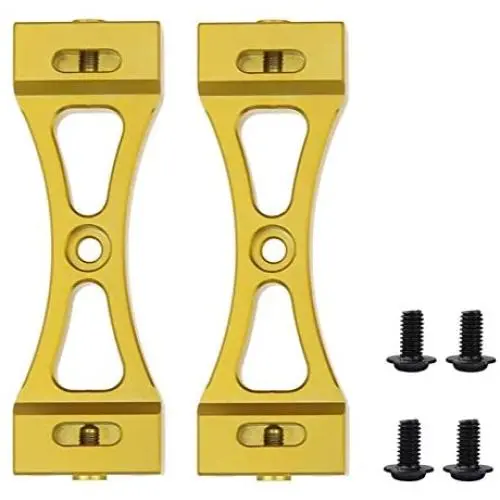 DAPENGNIAO 2Pcs Metal Bracket Suitable for Wpl B1 B14 B16 B24 C14 C24 B36 Mn D90 D91 Rc Car Upgrade Metal DIY Parts Kit Accessories (Color : Yellow) DAPENGNIAO 2Pcs Metal Bracket Suitable for Wpl B1 B14 B16 B24 C14 C24 B36 Mn D90 D91 Rc Car Upgrade Metal DIY Parts Kit Accessories (Color : Yellow)