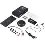 KLIM Fusion Earbuds with Microphone + Long-Lasting Wired Ear Buds - Innovative: in-Ear with Memory Foam + Earphones with Mic and 3.5mm Jack - New 2021 Version - Black