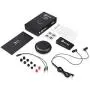 KLIM Fusion Earbuds with Microphone + Long-Lasting Wired Ear Buds - Innovative: in-Ear with Memory Foam + Earphones with Mic and 3.5mm Jack - New 2021 Version - Black