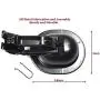 Kuanyu Sturdy Recliner Sofa/Chair Release Oval Black All-Metal Pull Recliner Handle,Fits Ashley and Other Manufacturer Brands(Fit 6mm and Below 6mm Barrel Cables) Release Handle for Sofa or Recliner Kuanyu Sturdy Recliner Sofa/Chair Release Oval Black All-Metal Pull Recliner Handle,Fits Ashley and Other Manufacturer Brands(Fit 6mm and Below 6mm Barrel Cables) Release Handle for Sofa or Recliner