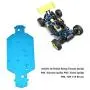 Dilwe RC Car Metal Chassis, Aluminium Alloy Chassis for HSP 1/10 Scale RC Car Remote Control Vehicle Upgrade Part(Blue) Dilwe RC Car Metal Chassis, Aluminium Alloy Chassis for HSP 1/10 Scale RC Car Remote Control Vehicle Upgrade Part(Blue)