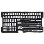 WORKPRO 408-Piece Mechanics Tool Set with 3-Drawer Heavy Duty Metal Box (W009044A)