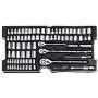 WORKPRO 408-Piece Mechanics Tool Set with 3-Drawer Heavy Duty Metal Box (W009044A)