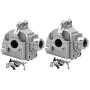 lahomia Metal RC Car Gearbox Upper Lower Gear Box Housing Upgrade Part for Wltoys 144001 1:14 Model Car Buggy Truck Accs - Gearbox Housing Silver