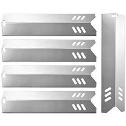 SHINESTAR 15 inch Grill Replacement Parts for Dyna-Glo DGF493BNP, Backyard Grill BY13-101-001-13, BY15-101-001-02, Uniflame GBC1059WB, Durable Stainless Steel Heat Plate, 5-Pack