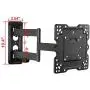 VideoSecu ML531BE2 TV Wall Mount kit with Free Magnetic Stud Finder and HDMI Cable for Most 26-55 TV and New LED TV up to 60 inch VESA 400x400 Full Motion with 20 inch Articulating Arm WT8