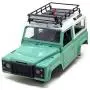 JVSISM for MN D90 D91 D99 MN90 MN99S 1/12 RC Car Upgrade Parts Metal Luggage Carrier Tray Roof Rack with LED Light Accessories
