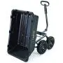 Gorilla Carts Heavy-Duty Poly Yard Dump Cart | 2-In-1 Convertible Handle, 1200 lbs capacity | GOR6PS model