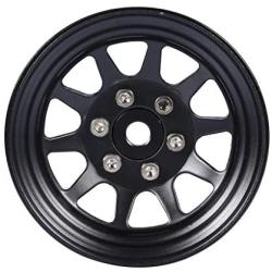 RC Car Parts 2pcs/Set 1.9inch Metal Beadlock Wheel Rims Kit for 1/10 RC Crawler Utility to Use