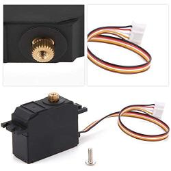 Dilwe RC Car Servo,Durable Metal Gear Servo for WLtoys 12428 / 12427 1/12 RC Car Upgrade Spare Parts