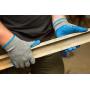 G & F Products - 3100L-DZ-Parent 12 Pairs Large Rubber Latex Double Coated Work Gloves for Construction, gardening gloves, heavy duty Cotton Blend Blue