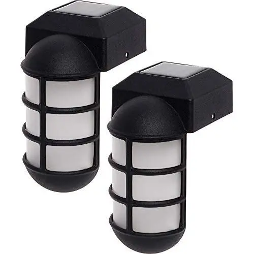 GreenLighting 2 Pack Marina Solar Post Cap Lights - Metal Side Mount Dock Light for 4x4 Wood Posts (Black) GreenLighting 2 Pack Marina Solar Post Cap Lights - Metal Side Mount Dock Light for 4x4 Wood Posts (Black)