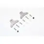 Axial SMT10 Grave Digger Upgrade Parts (AX90055) Aluminum Front/Rear Adjustable Shock Mount - 1Pr Set Gray Silver Axial SMT10 Grave Digger Upgrade Parts (AX90055) Aluminum Front/Rear Adjustable Shock Mount - 1Pr Set Gray Silver