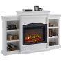 Ameriwood Home Lamont Mantel Fireplace, White,1815096COM