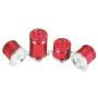 eXtremeRate Red Metal Alumium Alloy Thumbsticks Bullet ABXY Mod Buttons Replacement Parts for Microsoft Xbox One Xbox One S X Controller