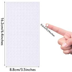 2400 Pieces Foam Dots Dual-Adhesive 3D Foam Tapes Foam Pop Dots Adhesive Mount for Craft DIY Art or Office Supplies, 12 Sheets, Round (0.24 Inch)