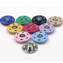 YAIKOAI 50 Sets Sew-on Snap Buttons Metal Snaps Fastener Button Sewing Press Buttons for Clothing, Coats, Jackets, Sweaters, Cardigan, Shawls, Pants, Crafts, Gold