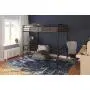 DHP Full Metal Loft Bed with Ladder, Space-Saving Design, Black DHP Full Metal Loft Bed with Ladder, Space-Saving Design, Black