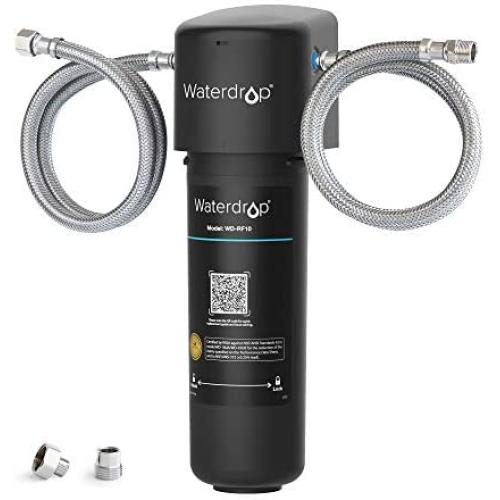 Waterdrop 10UA Under Sink Water Filter System, Direct Connect to Kitchen Faucet, 8K Gallons High Chlorine Reduction Capacity, USA Tech