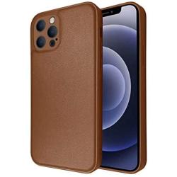 Phone Case Cover and Mag-Safe Leather Wallet Card Holder Magnetic (Brown, for iPhone 12 PRO)