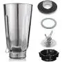 Blendin 5 Cup Replacement Stainless Steel Jar Set, Compatible with Oster & Osterizer Blenders Blendin 5 Cup Replacement Stainless Steel Jar Set, Compatible with Oster & Osterizer Blenders