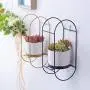 VanEnjoy Modern White Ceramic Desktop Wall Planters Vase and Copper, Succulent Pot Air Plants Mini Cactus Artificial Flowers Hanging Geometric Wall Decor (Oval Black) VanEnjoy Modern White Ceramic Desktop Wall Planters Vase and Copper, Succulent Pot Air Plants Mini Cactus Artificial Flowers Hanging Geometric Wall Decor (Oval Black)