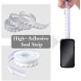 Silicone Seal Strip,Weather Stripping for Door or Window,Weatherproof Soundproof Self Adhesive Door Strip Bottom,Insect Proof Silicone Sealing Sticker for Gap of House or Shower Door（16.4Feet X 45MM）