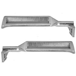 APA Replacement For Bronco F-Series 80-96 Chrome Metal Front Inner Right Left Door Handle Pair EOTZ1022600B EOTZ1022601B
