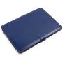 MOSISO Case Compatible with 2020-2018 MacBook Air 13 A2337 M1 A2179 A1932/2020-2016 MacBook Pro 13 A2338 M1 A2251 A2289 A2159 A1989 A1706 A1708, PU Leather Folio Protective Stand Cover, Navy Blue