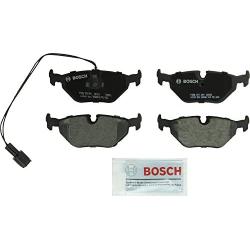 Bosch BP396 QuietCast Premium Semi-Metallic Disc Brake Pad Set For Select BMW (i, is, iT, iL) 318, 320, 325, 328, 525, 525, 528, 530, 535, 540, 735, 740, 750, M3, M5, Z3; Rear