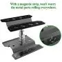 RC Car Work Stand Repair Workstation Tools Aluminum 360 Degree Rotation Lift Or Lower for 1/12 1/10 1/8 Scale Cars Trucks (Black) RC Car Work Stand Repair Workstation Tools Aluminum 360 Degree Rotation Lift Or Lower for 1/12 1/10 1/8 Scale Cars Trucks (Black)