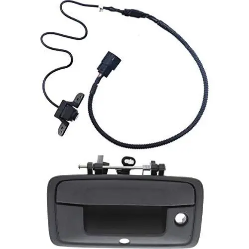 Tailgate Handle and Back Up Camera Compatible with 2014-2015 Chevrolet Silverado 1500 / GMC Sierra 1500 Outside, Textured Black, Pp+Metal, with Key Hole Tailgate Handle and Back Up Camera Compatible with 2014-2015 Chevrolet Silverado 1500 / GMC Sierra 1500 Outside, Textured Black, Pp+Metal, with Key Hole